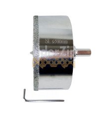 Алмазная коронка по плитке с направляющей (перьевая) 90 мм SHILI TOOLS FGN090Р