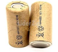 Банка элемент аккумулятора NI-CD 1.2 V 1300 mA/h 22х42