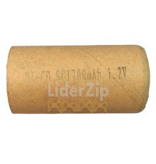 Банку елемент акумулятора NI-CD 1.2 V 1700 mA / h 22х42