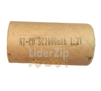 Банка элемент аккумулятора NI-CD 1.2 V 2000 mA/h 22х42