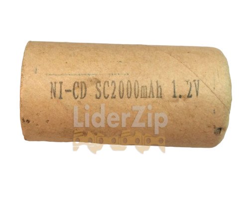 Банка элемент аккумулятора NI-CD 1.2 V 2000 mA/h 22х42