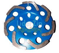 Чашка алмазная зачистная 125*22 Бумеранг