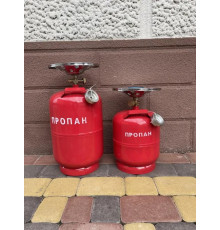 Газовый Баллон с горелкой и гайкой для заправки (ПРОПАН БУТАН) 8л