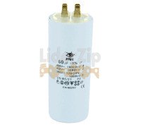 Конденсатор CBB60 65uF 450V клеммы