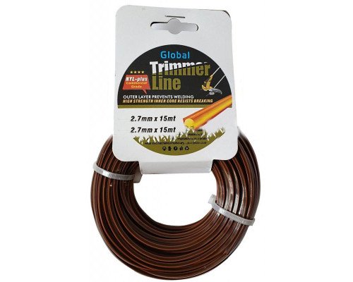 Леска Professional  (квадрат двухкомпонентная) NYL-plus 2.7mm 15m