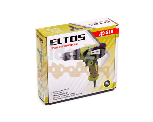 Шуруповерт сетевой Eltos ДЕ-810
