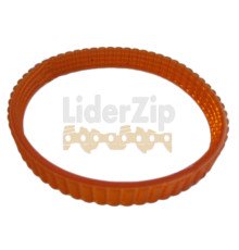 Силиконовый, ручейковый ремень, длина по внешнему диаметру 240