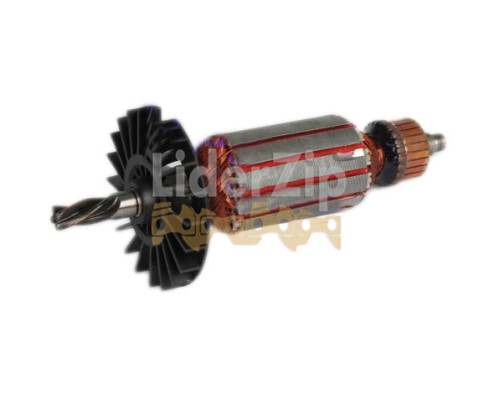Якір для прямого перфоратора Bosch (Бош) 2-26; Lобщ.157, Lпос.125, Dжел.35, Lжел.50, Dкол.23, z4, ліво