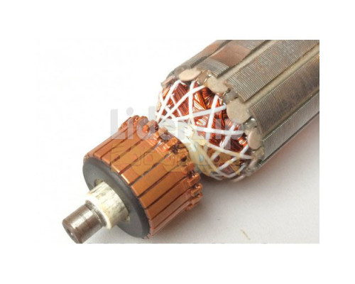 Якір (ротор) для УШМ Ferm 125 880 W (160,5 * 35 шліц 6.5 мм)