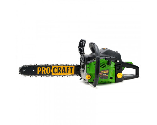 Бензопила Procraft GS50 (2 шини, 2 ланцюги - 40, 45)