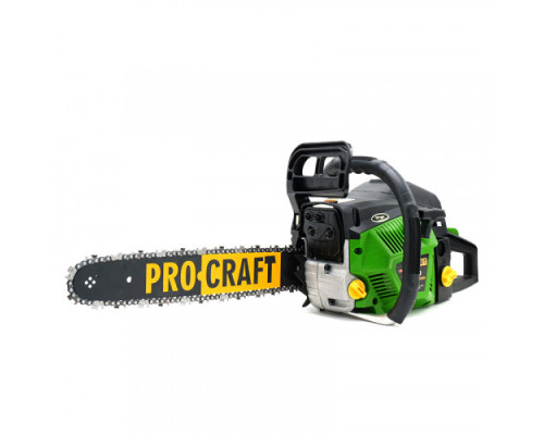 Бензопила Procraft GS50 (2 шини, 2 ланцюги - 40, 45)