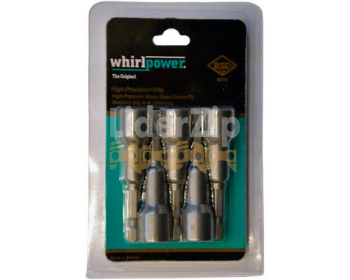 Бита под кровельный саморез 8*48 мм WhirlPower ZK-0848 (1 уп.5 шт.)