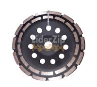 Чашка алмазная зачистная 125*22 Двухрядная Сегмент