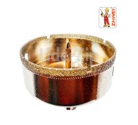 Алмазна коронка по плитці за допомогою ключового (пір’яна) ZHWEI 68 мм